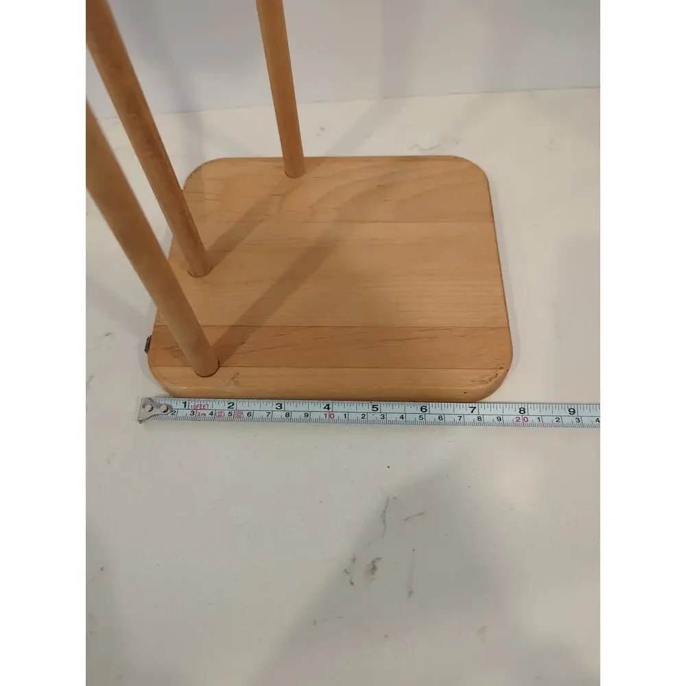 Vintage Napa Valley Box Company Wooden Rack Book Shelf VHS CD DVD Storage